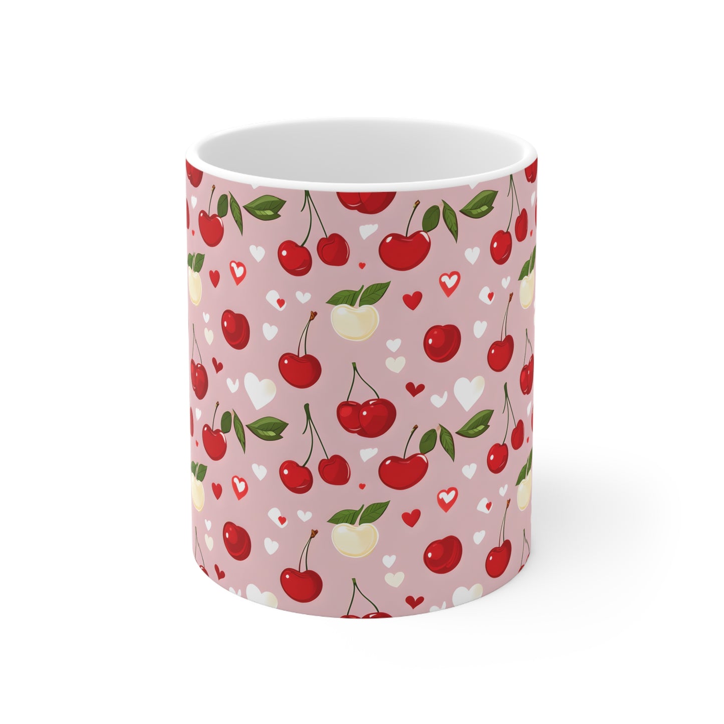 Charlie's Cherry Ceramic Mug, Coffee Cup