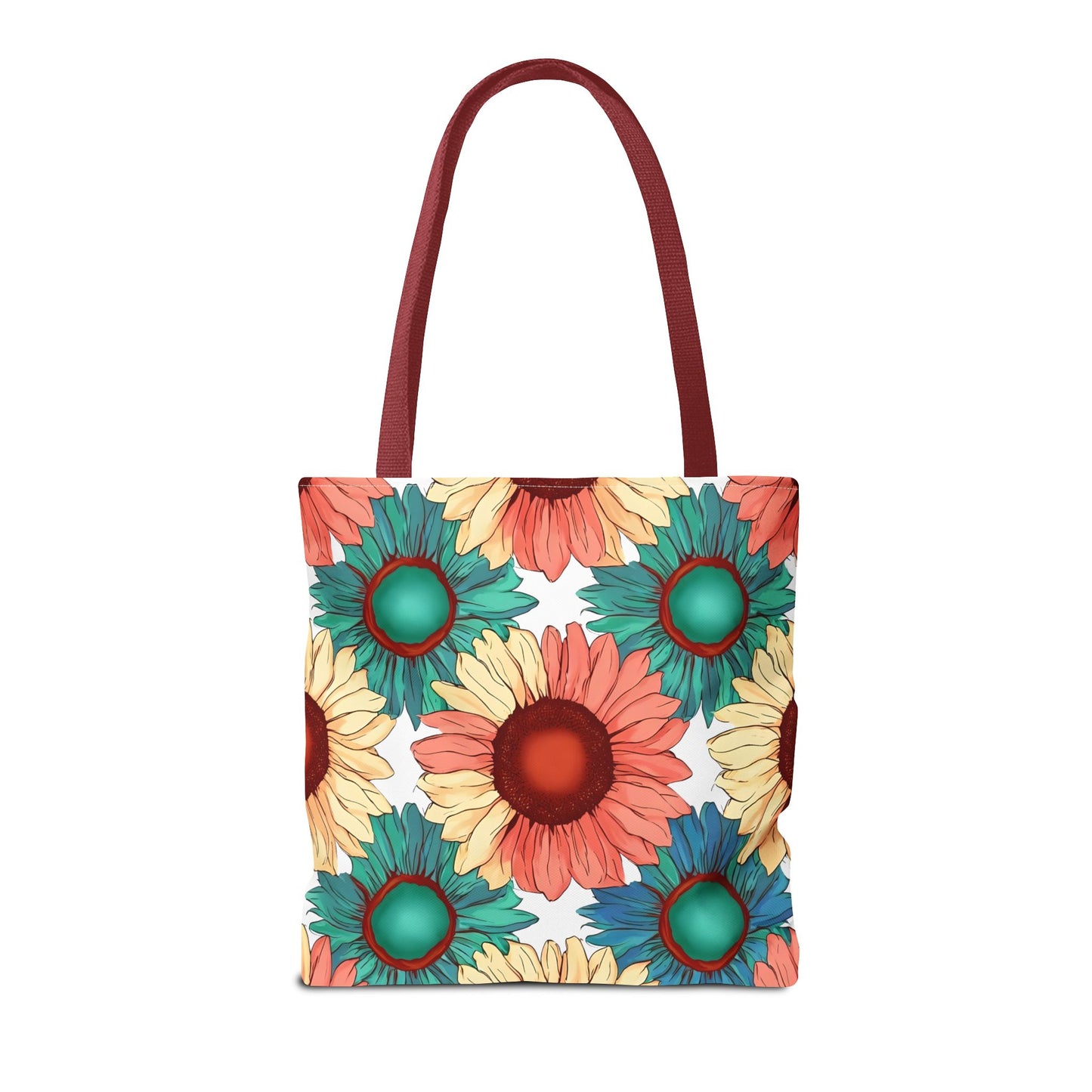 Coco's Colorful Sunflower Tote Bag