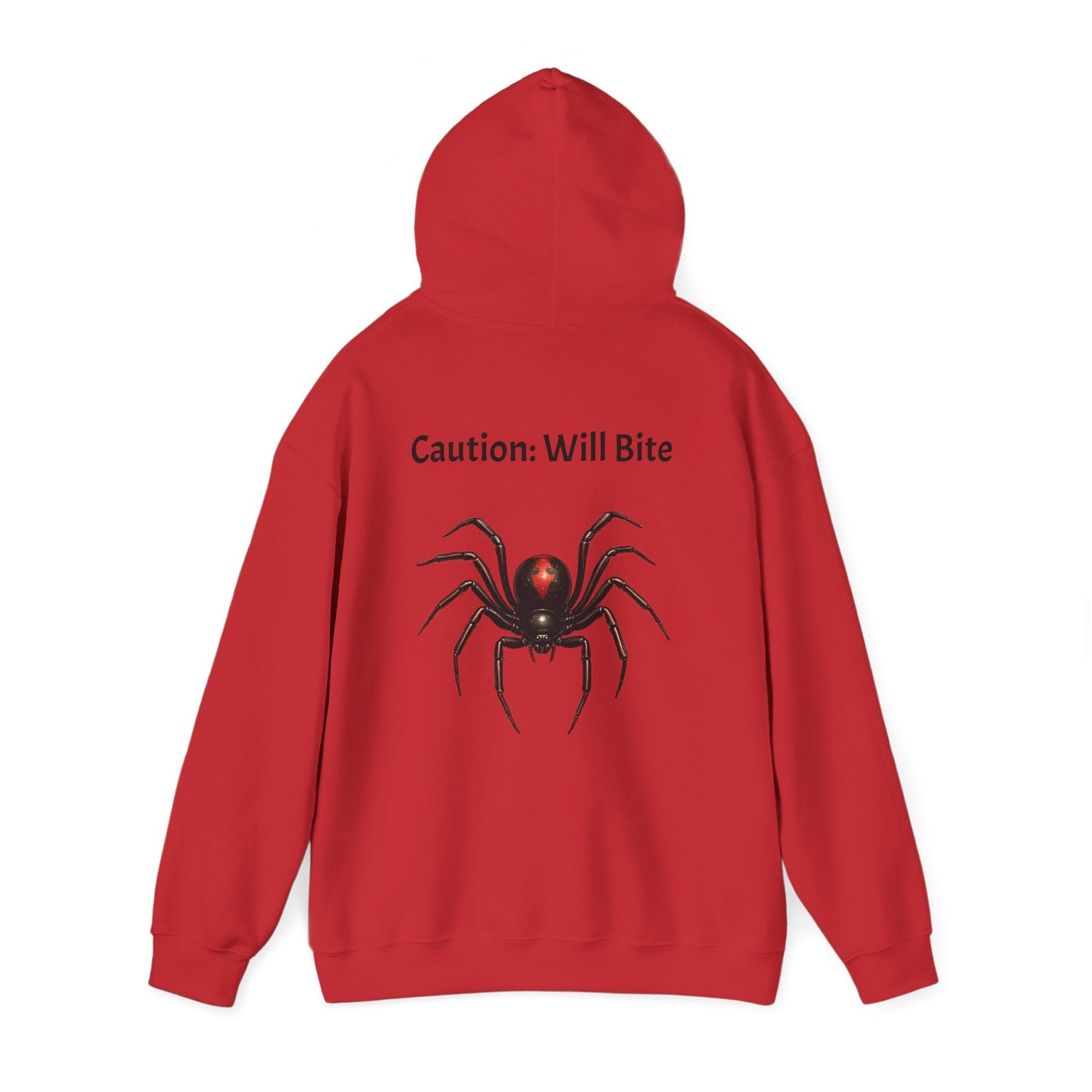 Casper's Caution: Will Bite Adult Sweatshirt - Hooded