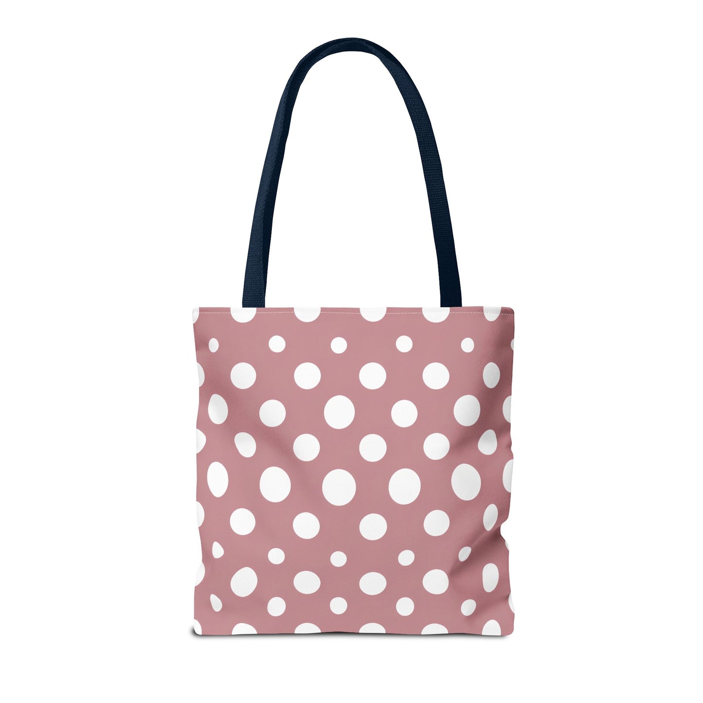 Chic Pink Polka Dot Tote Bag