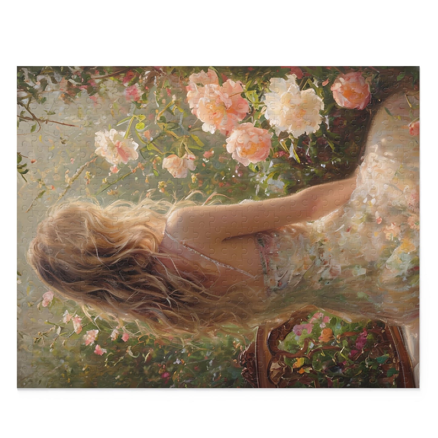Garden Lady 500 Piece Jigsaw Puzzle
