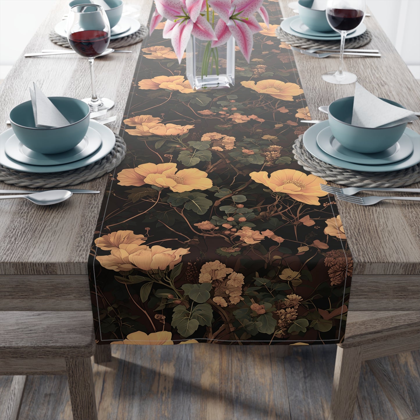 Fabian's Floral Table Runner