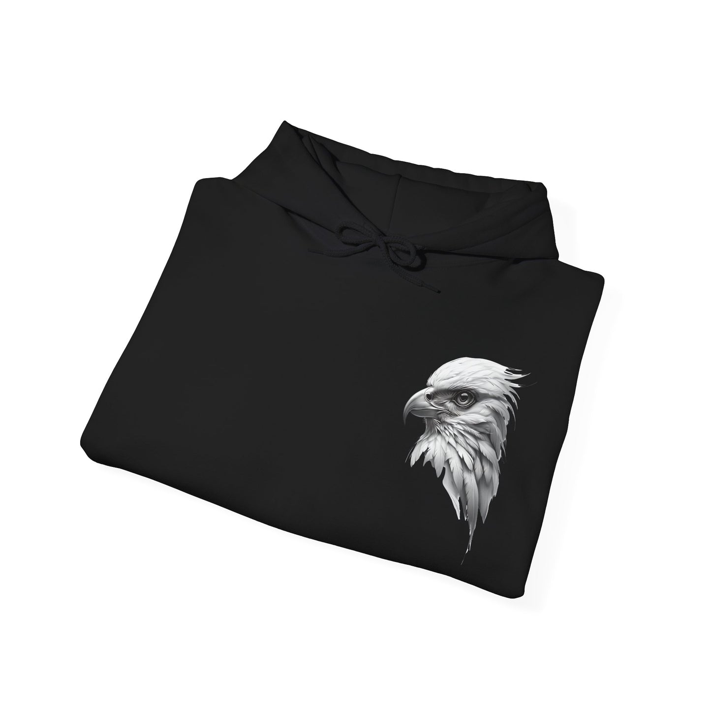 Wayne's Eagle & Wing Print Adult Sweatshirt - Hooded