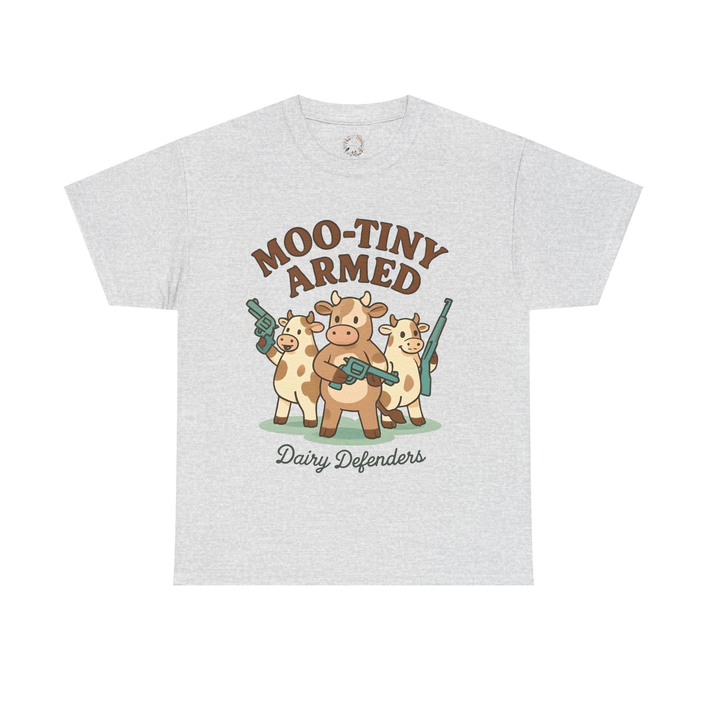 Mason's Moo-tiny Armed Dairy Defenders Adult Shirt