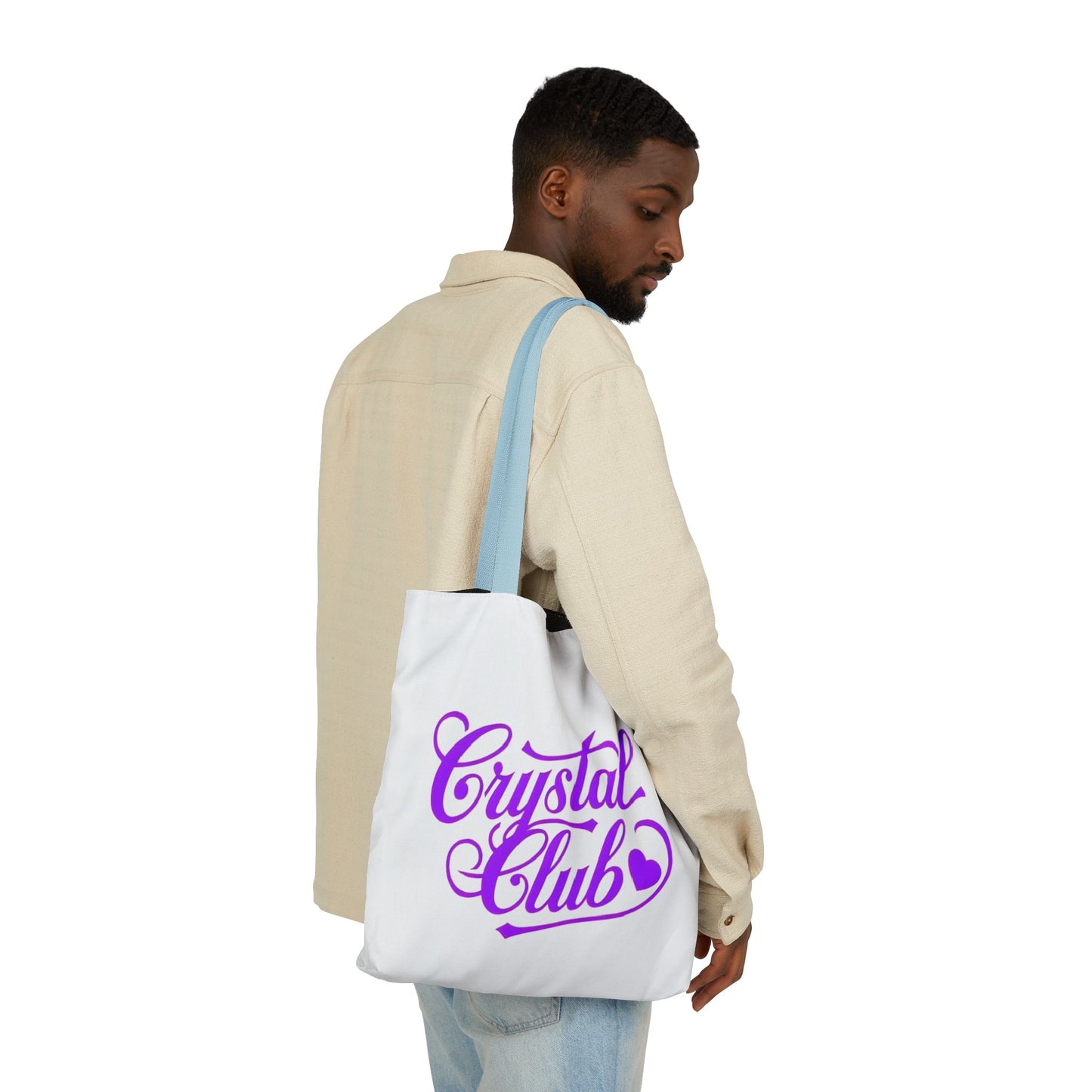 Purple Crystal Club Tote Bag