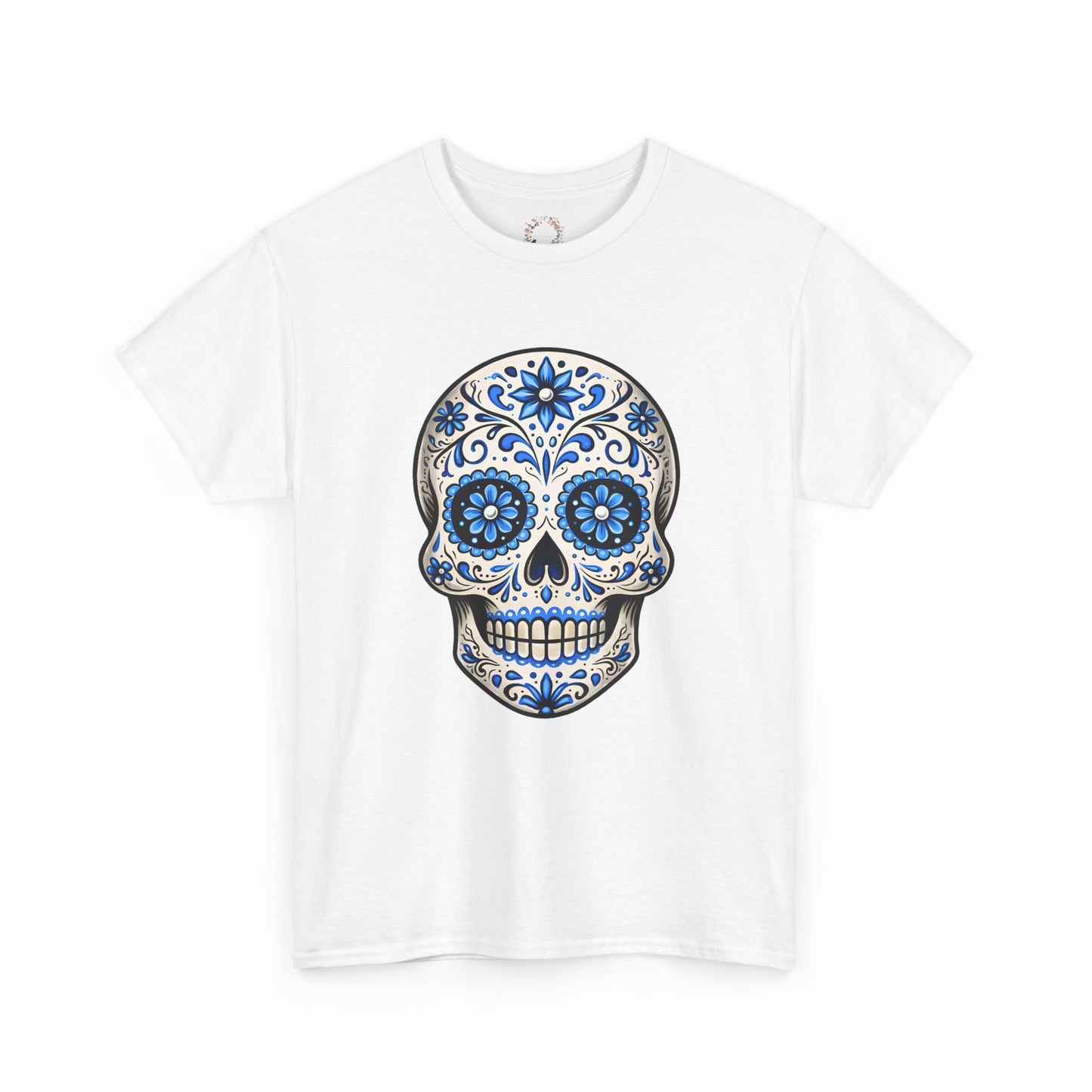 Bea's Blue Sugar Skull Adult Shirt