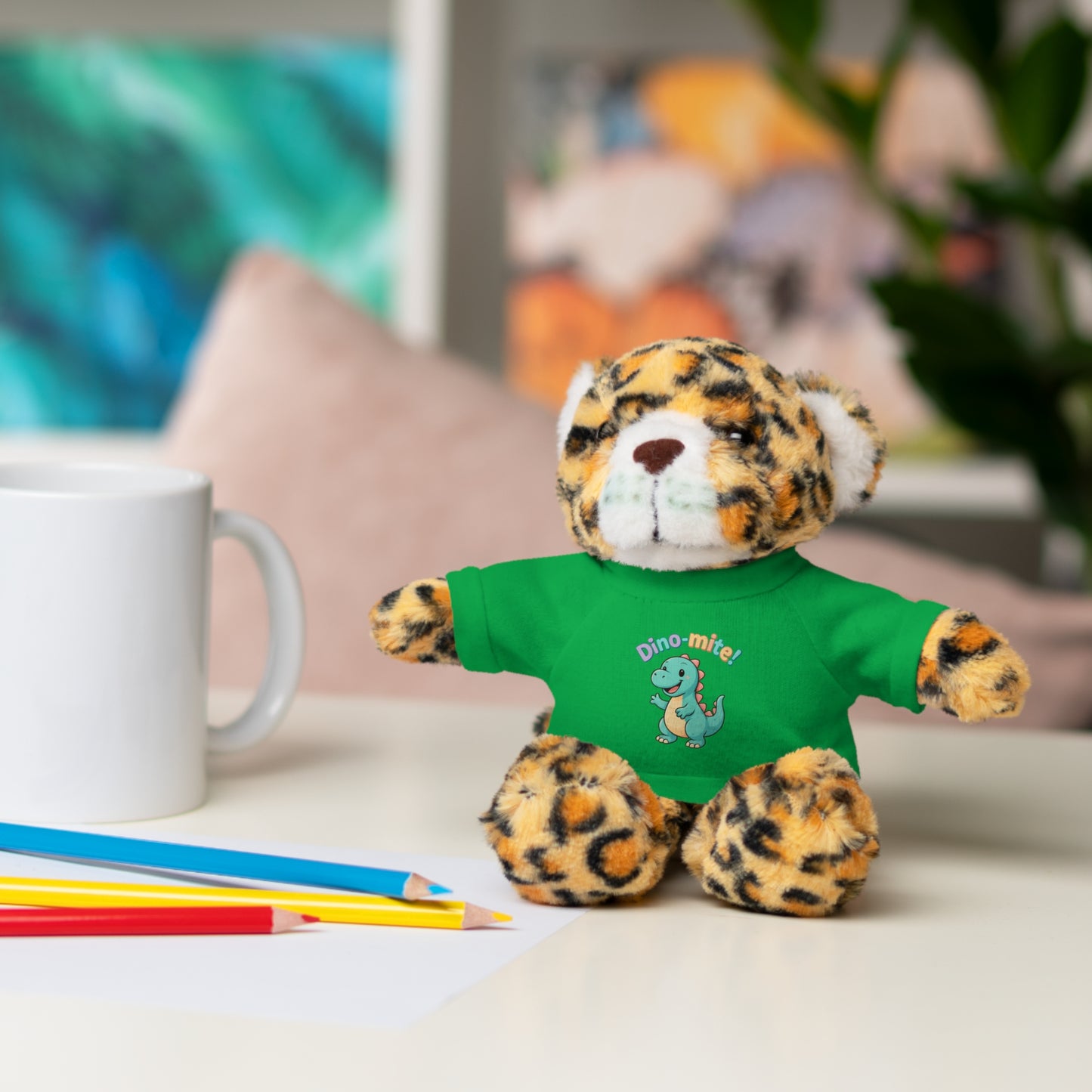 Dino-Mite on Tee Plush Animal