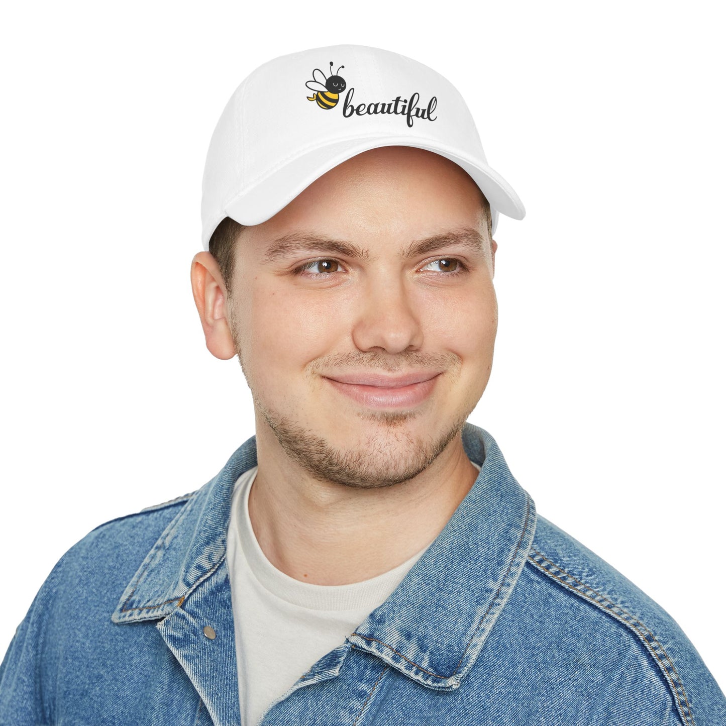 Bee Beautiful Low Profile Baseball Cap