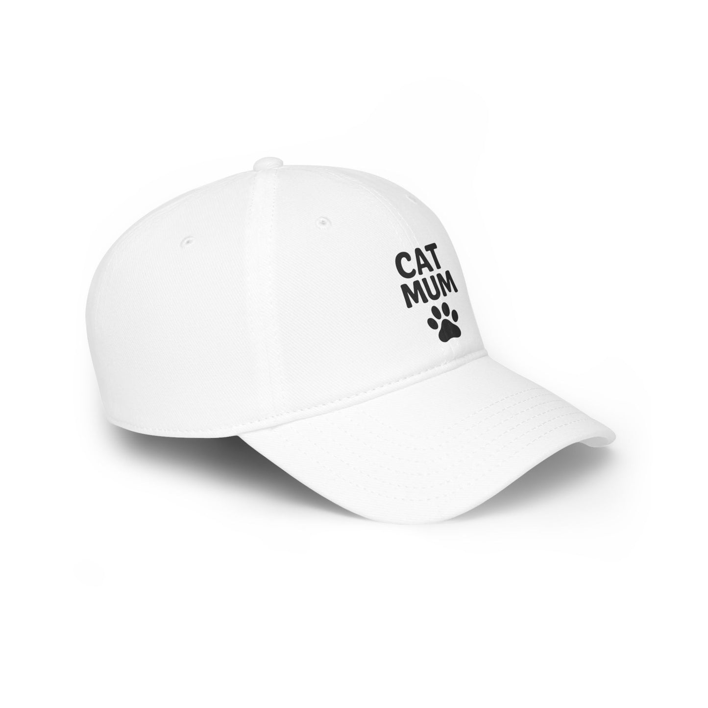 Cat Mum Low Profile Baseball Cap