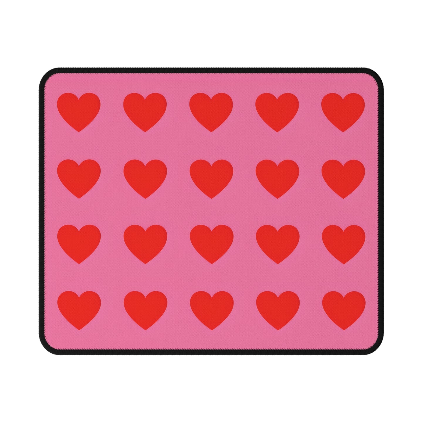 Reagen's Red Heart Non-Slip Gaming Mouse Pad