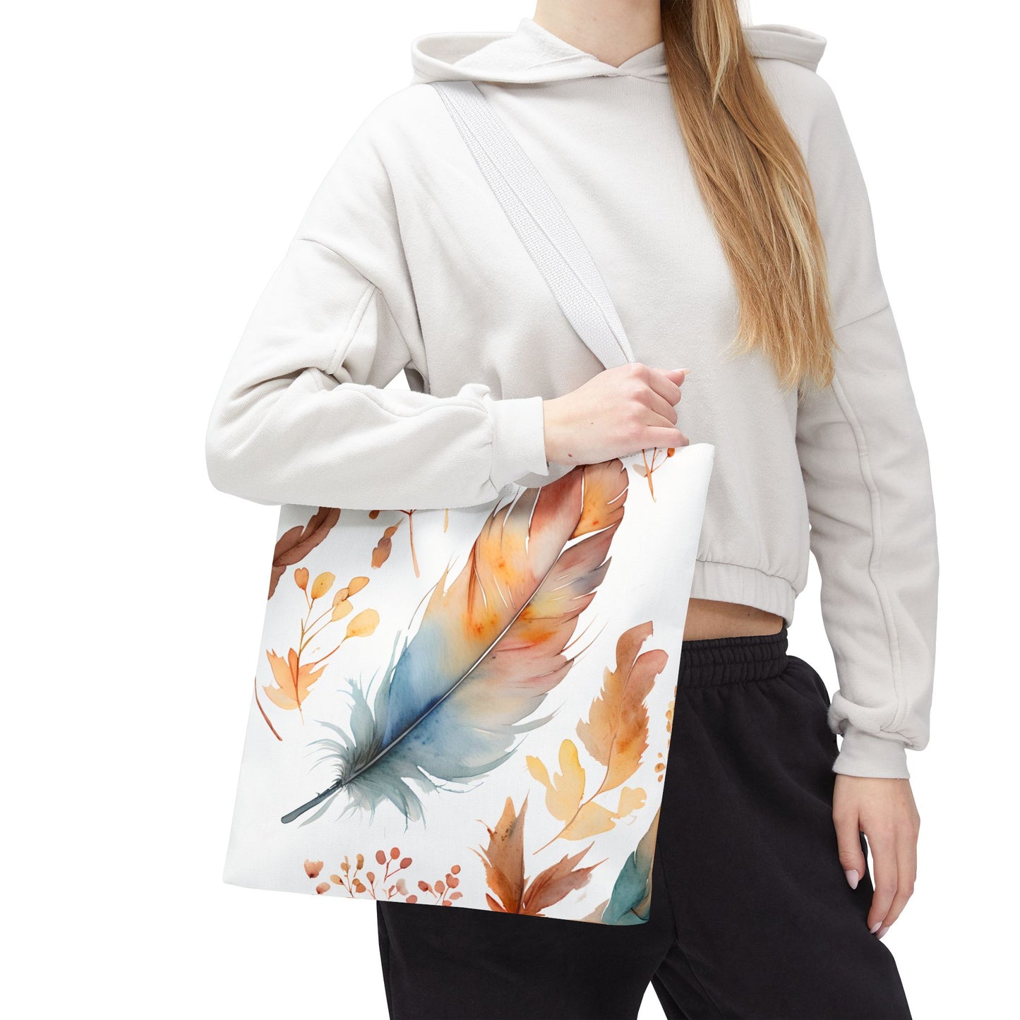 Farah's Feather Tote Bag