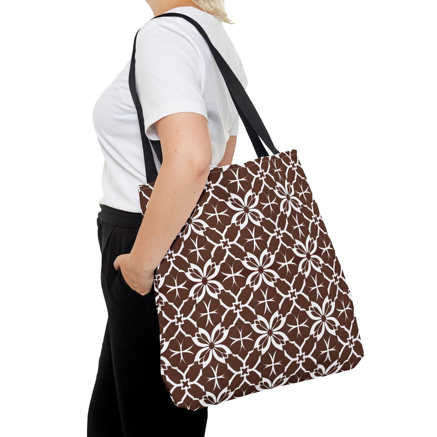 Brook's Brown Tile Tote Bag