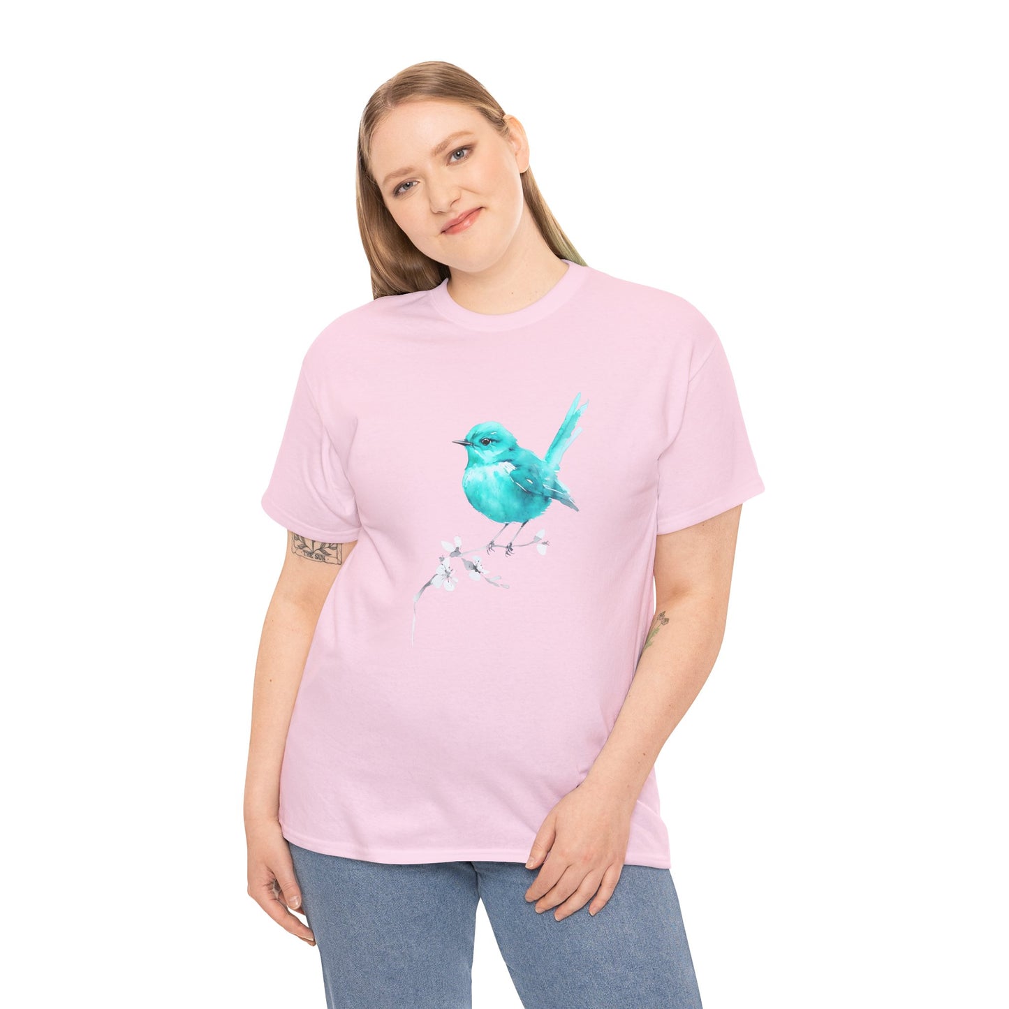 Tommy's Turquoise Bird Adult Shirt