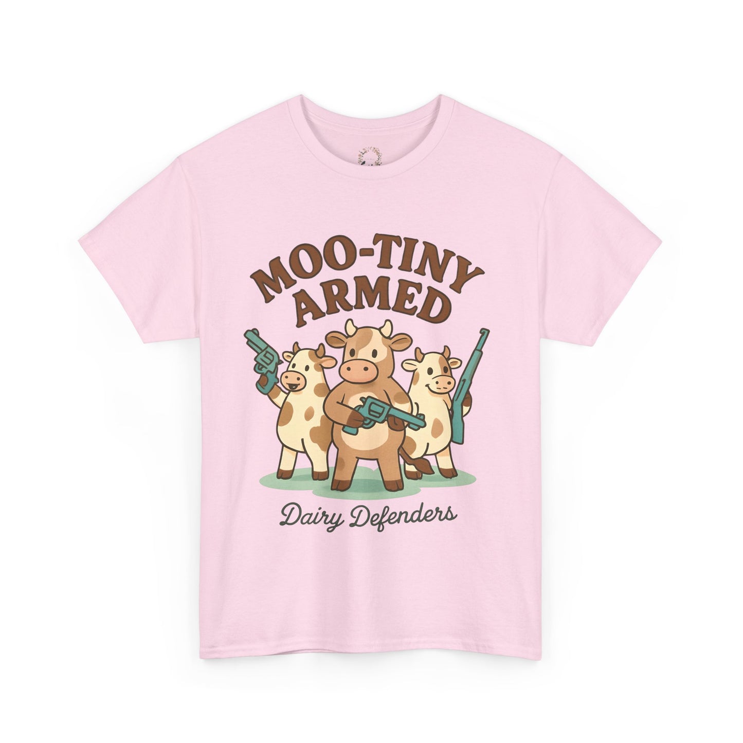 Mason's Moo-tiny Armed Dairy Defenders Adult Shirt