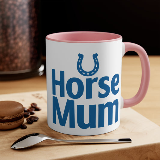 Hallie's Horse Mum Ceramic Mug, Coffee Cup