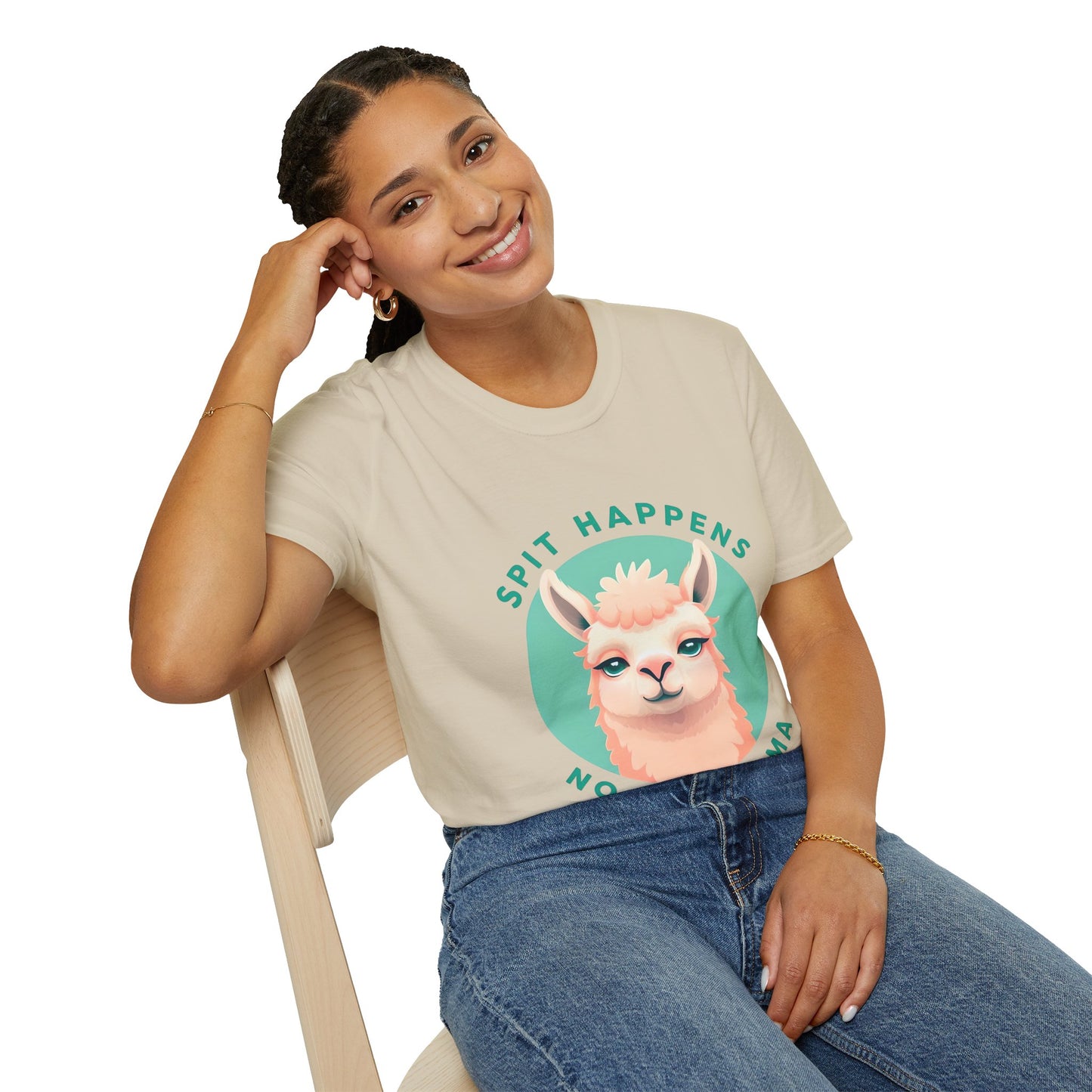 Tiz's Funny Llama Adult Shirt