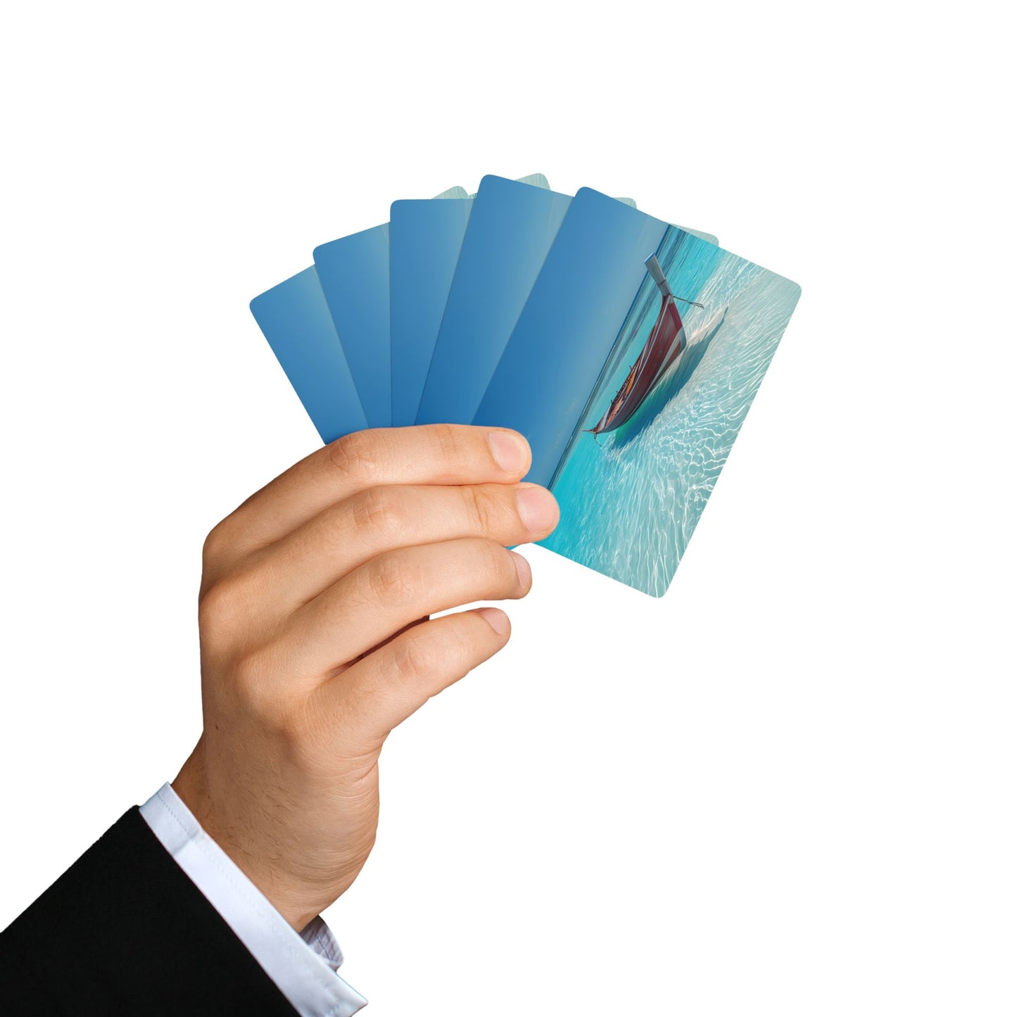 Tropical Boat Playing Cards