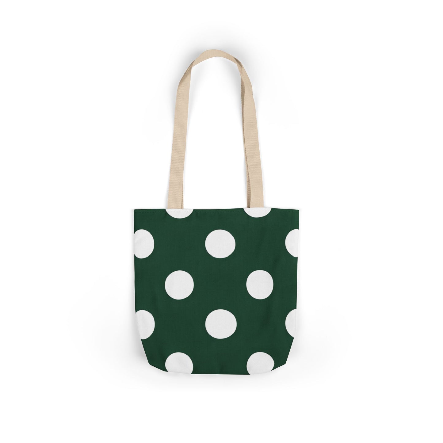 Gretel's Green Polka Dot Tote Bag