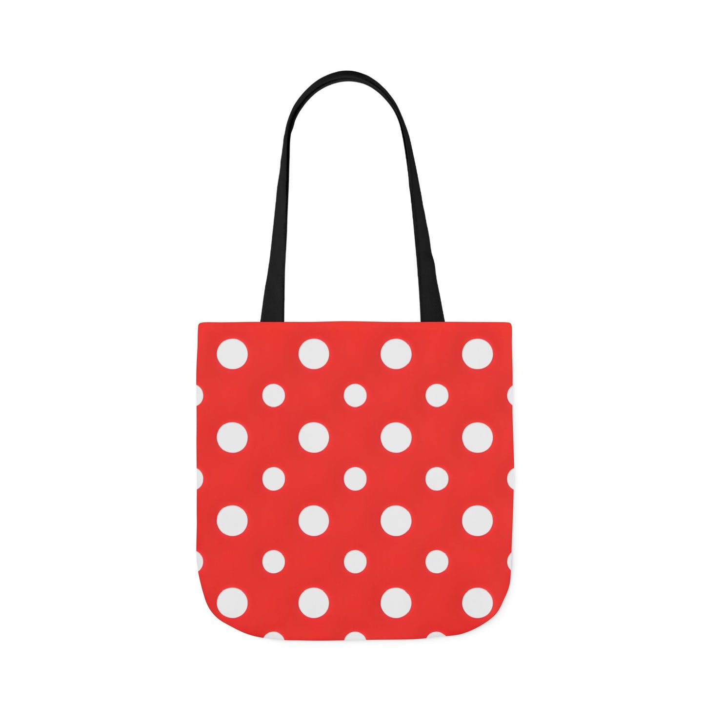 Reba's Red Polka Dot Canvas Tote Bag