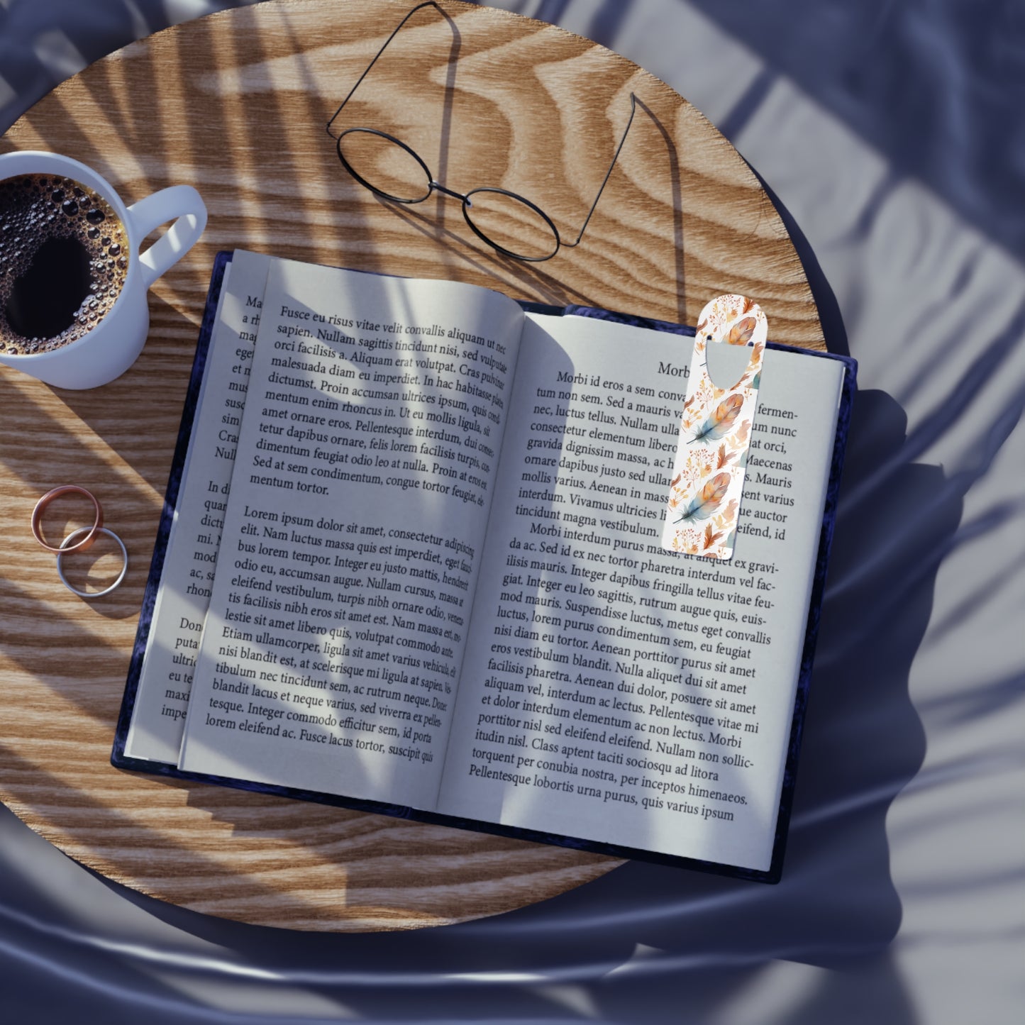 Feather's  Metal Bookmark