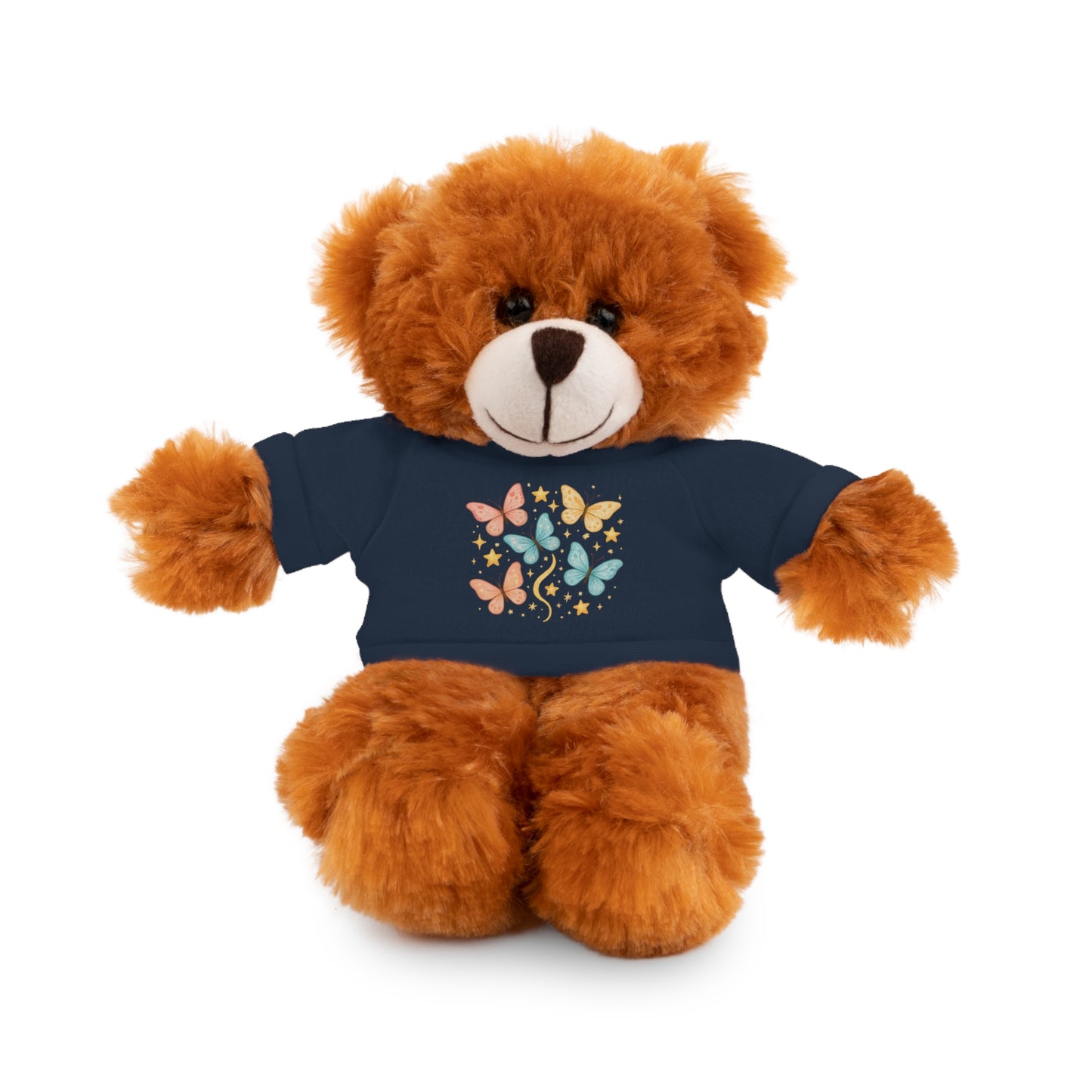 Butterfly & Stars Tee on Plush Animals