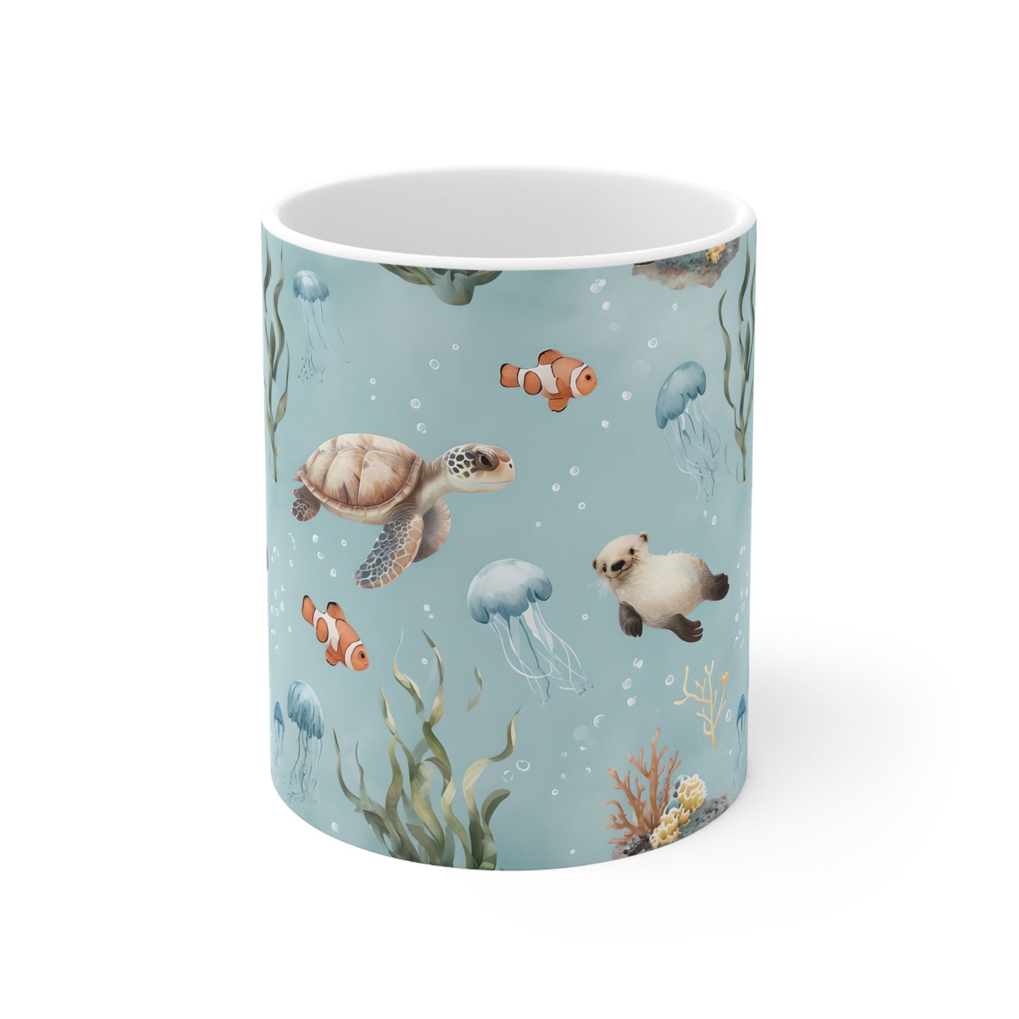 Gatsby's Ocean Life Ceramic Mug, Coffee Cup
