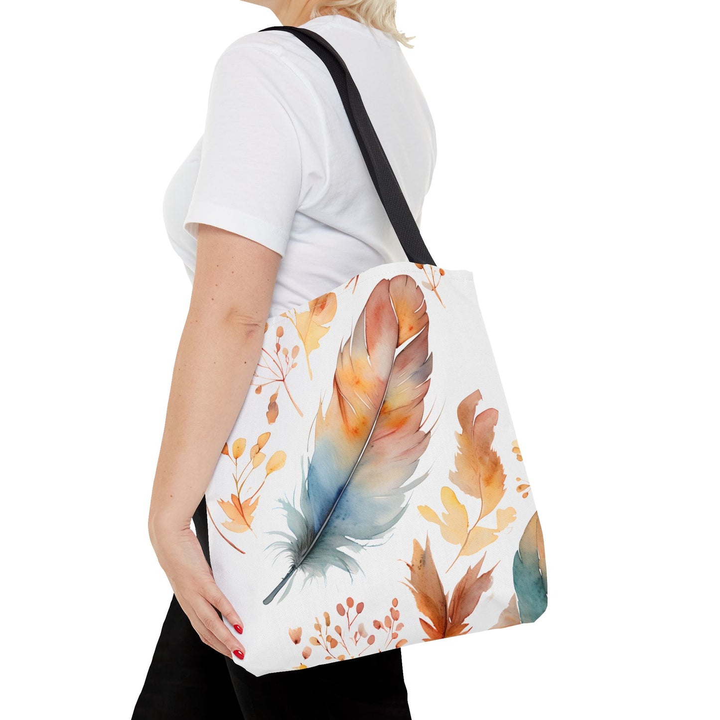 Farah's Feather Tote Bag