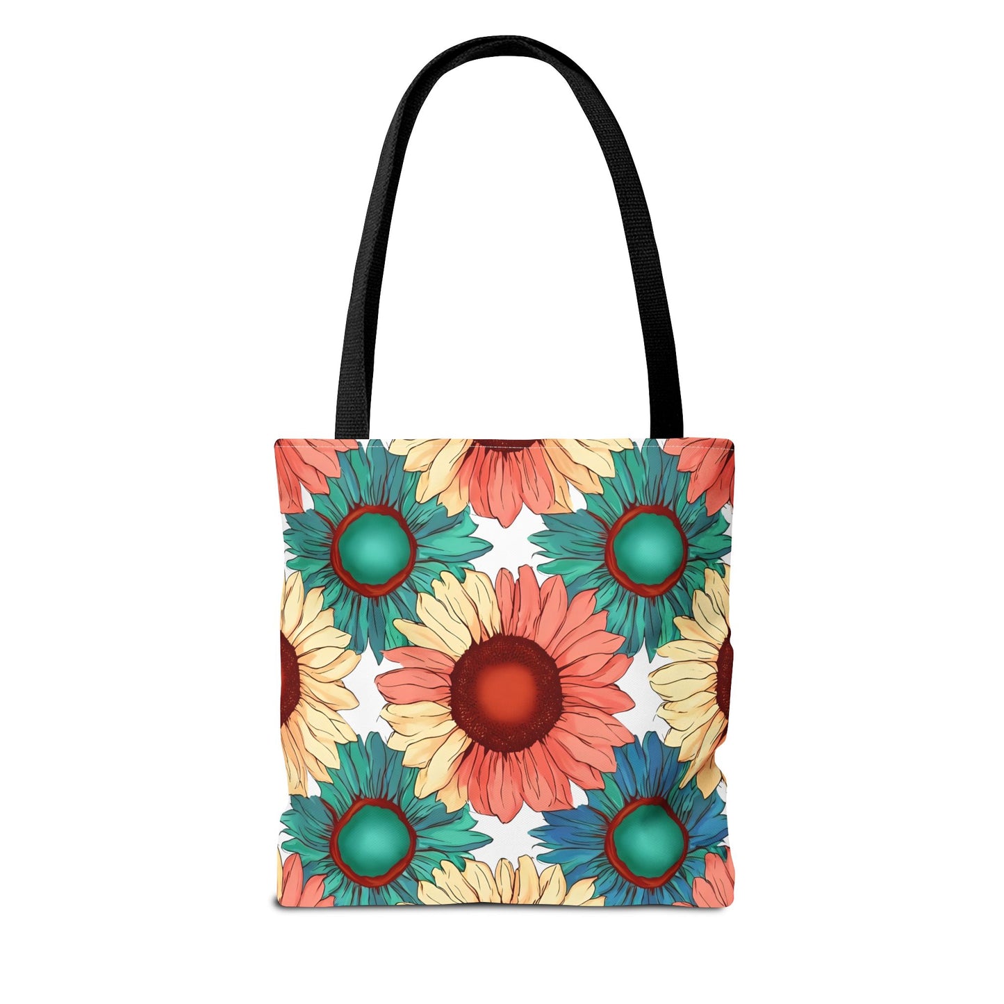Coco's Colorful Sunflower Tote Bag