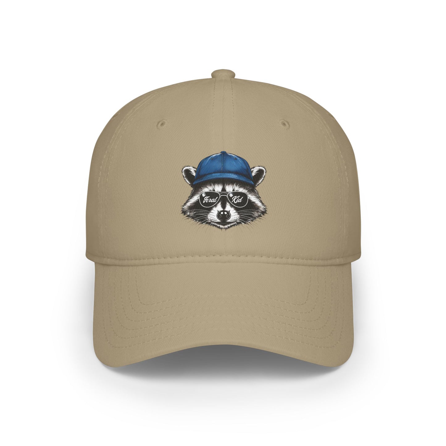 Flint's Feral Kid Raccoon Low Profile Baseball Cap