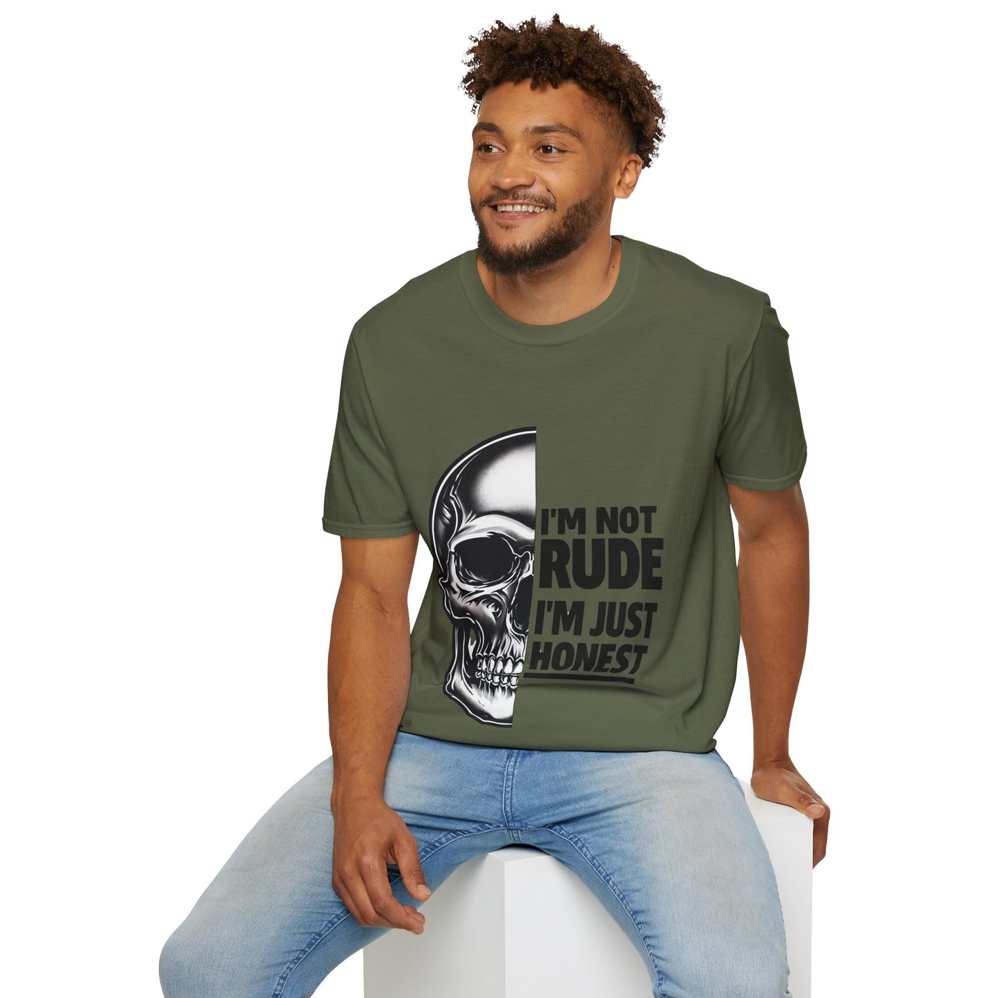 Rod's Rude Skull Graphic Adult Shirt