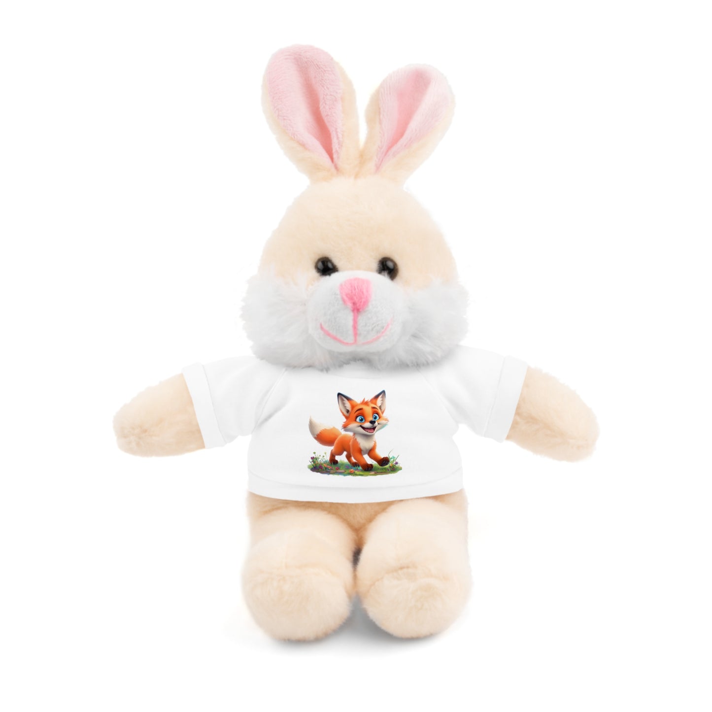Fox On Tee Animal Plush