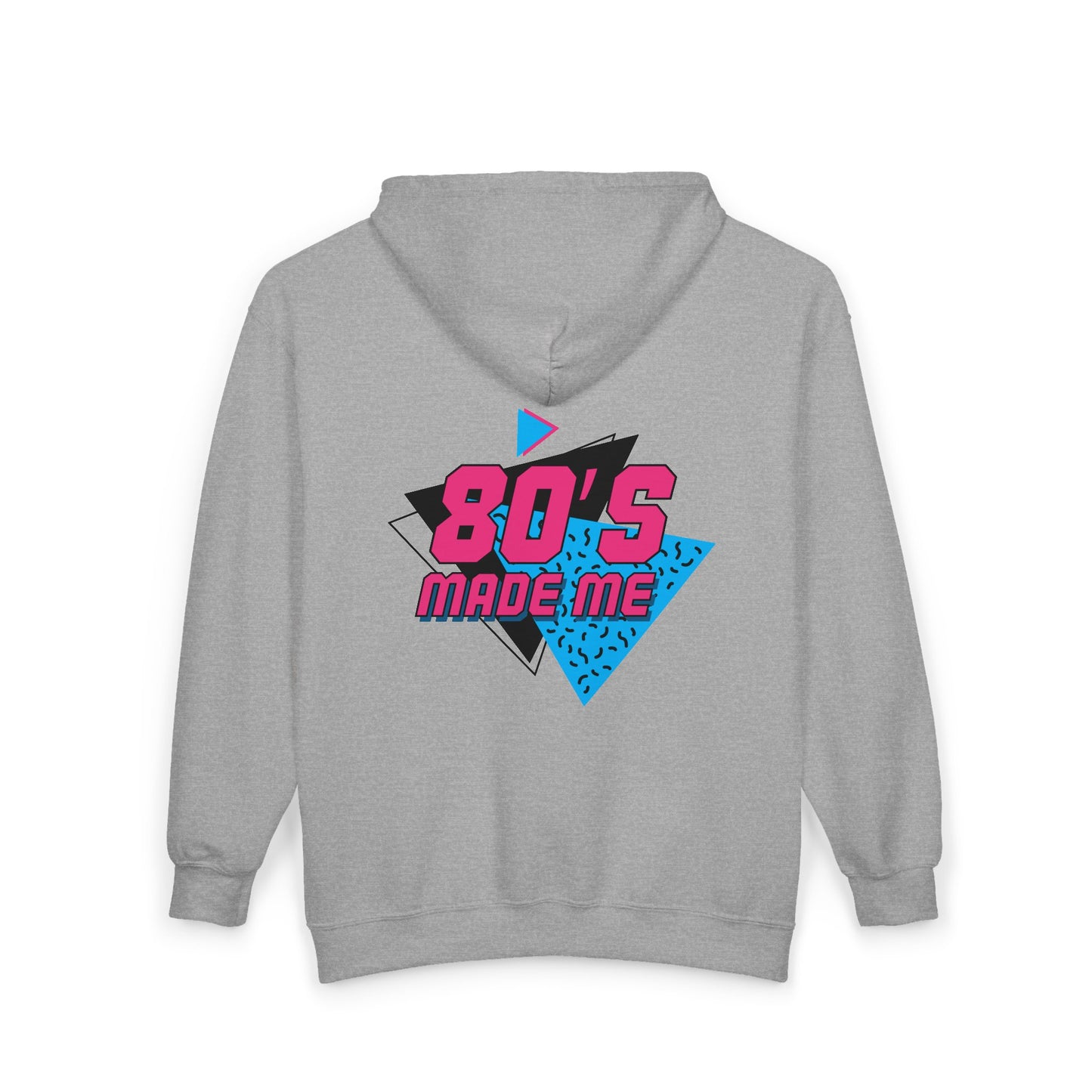 80's Made Me Adult Full Zip Sweatshirt - Hooded