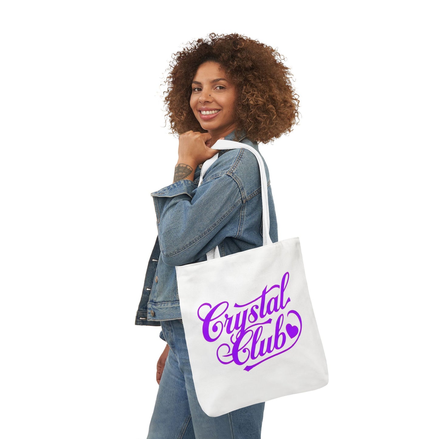 Purple Crystal Club Tote Bag