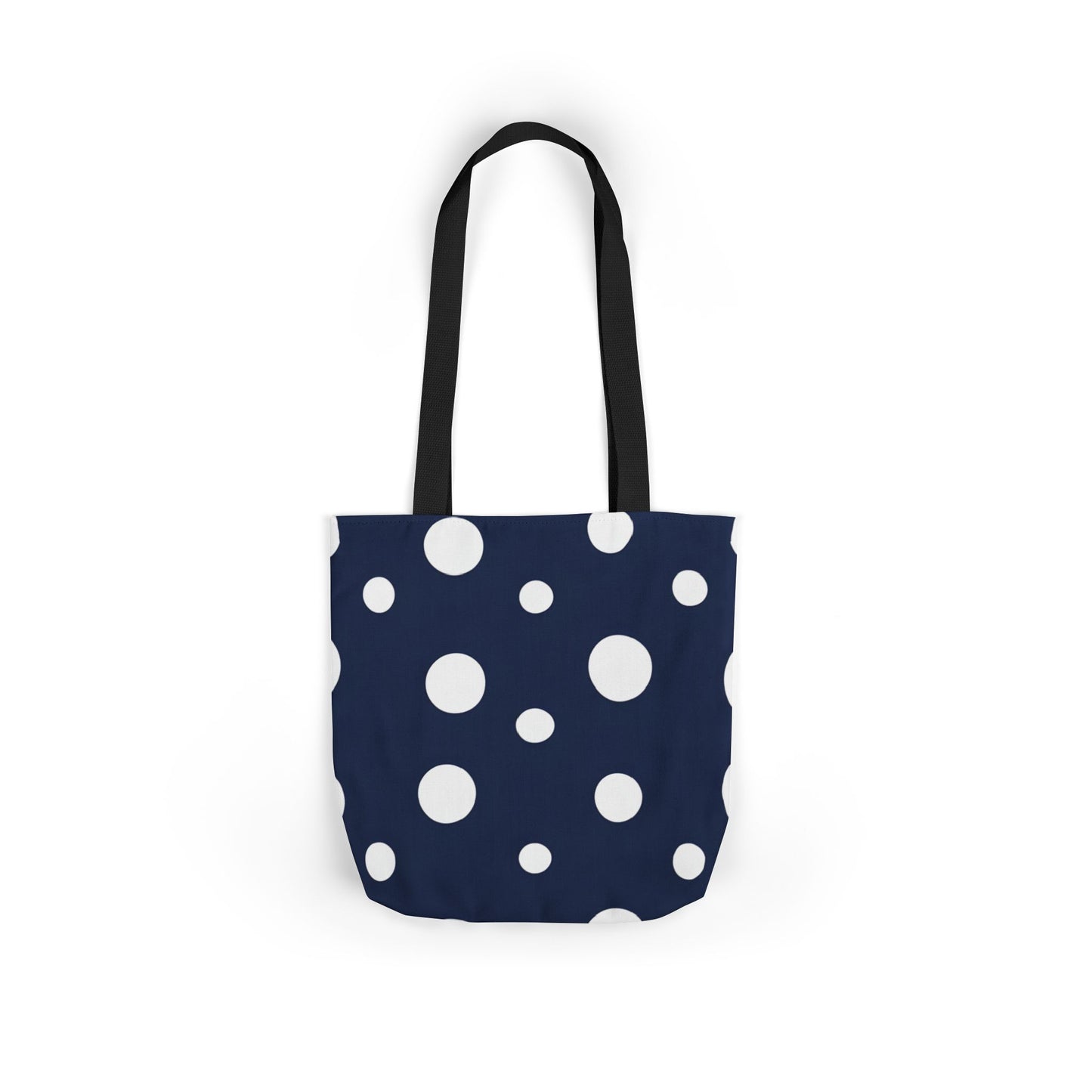 Bonnie's Navy Polka Dot Tote Bag