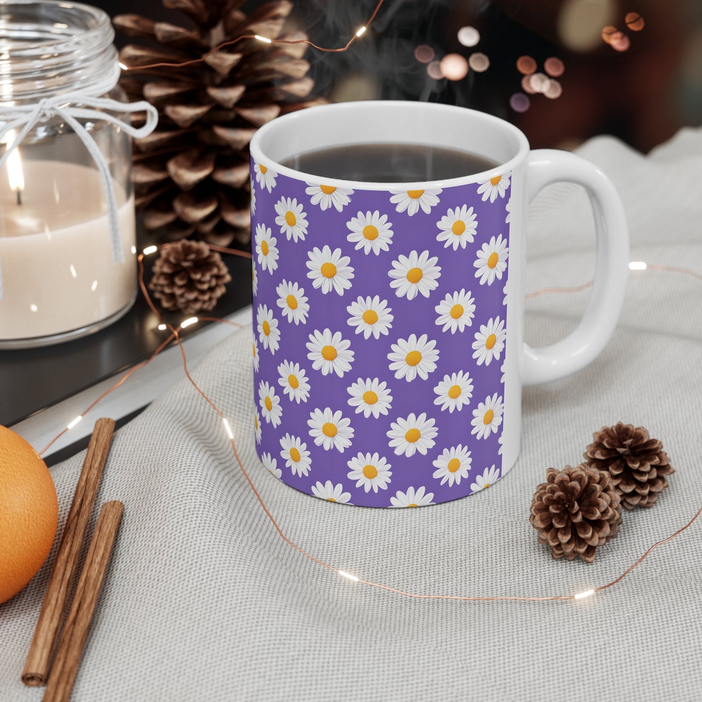 Elowen's Daisy Ceramic Mug, Coffee Cup