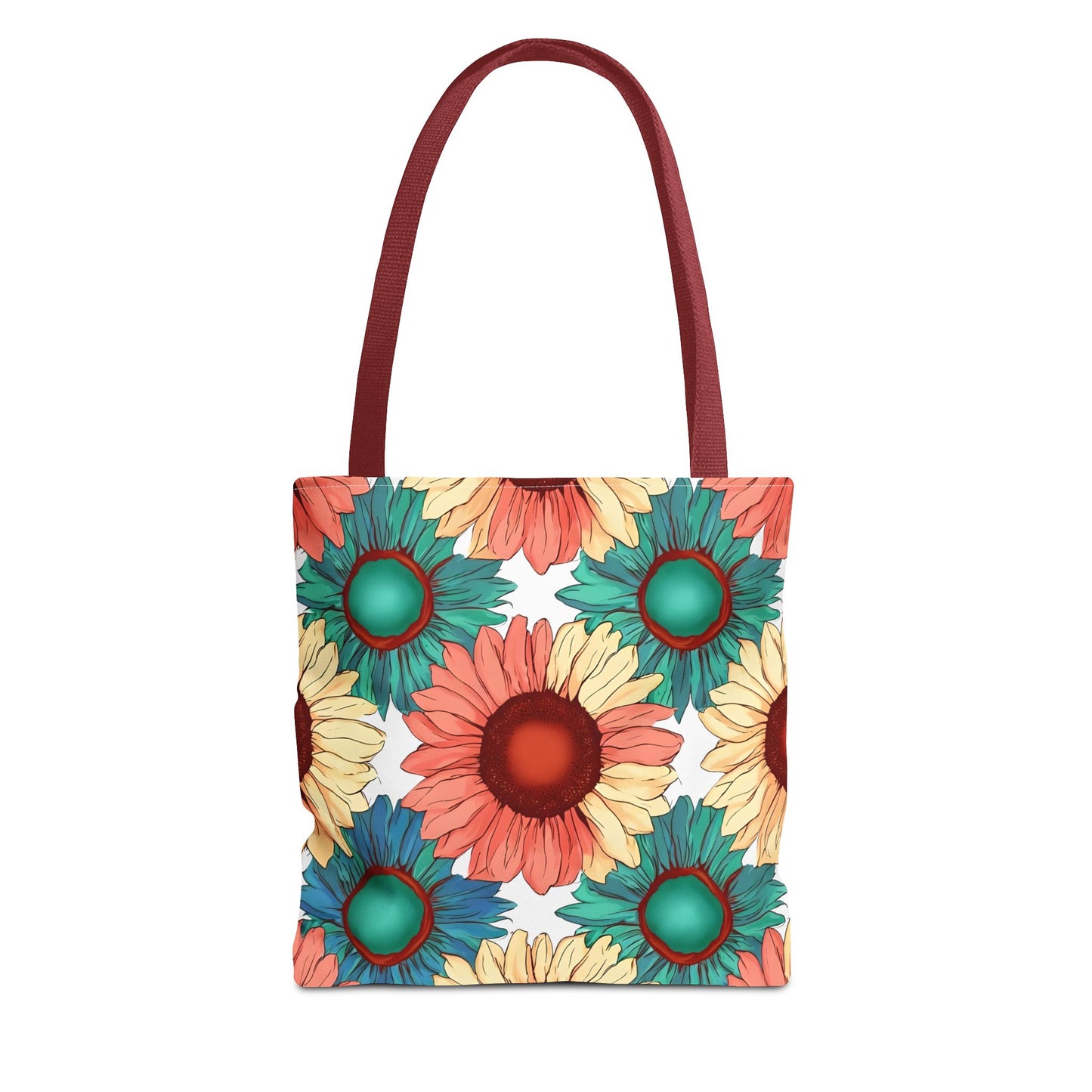 Coco's Colorful Sunflower Tote Bag