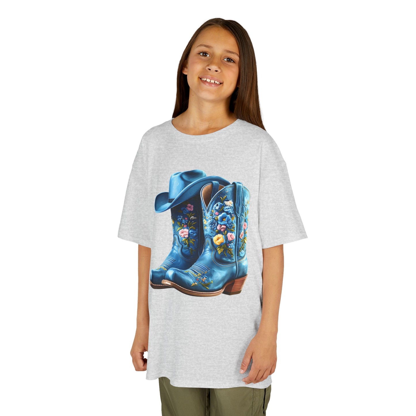 Kia's Cowboy Boots Youth Top