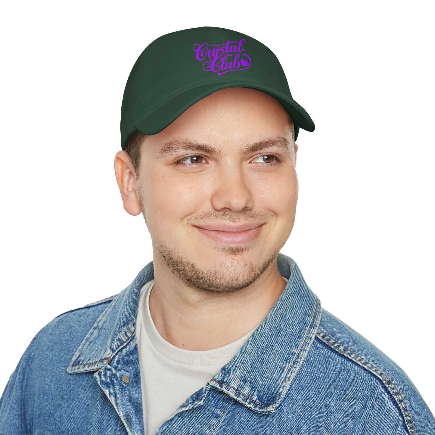 Purple Crystal Club Low Profile Baseball Cap