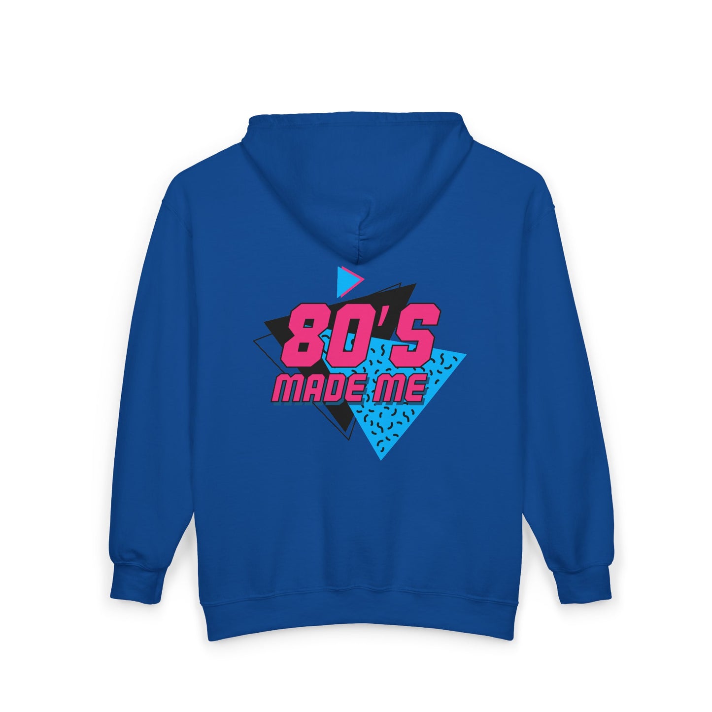 80's Made Me Adult Full Zip Sweatshirt - Hooded