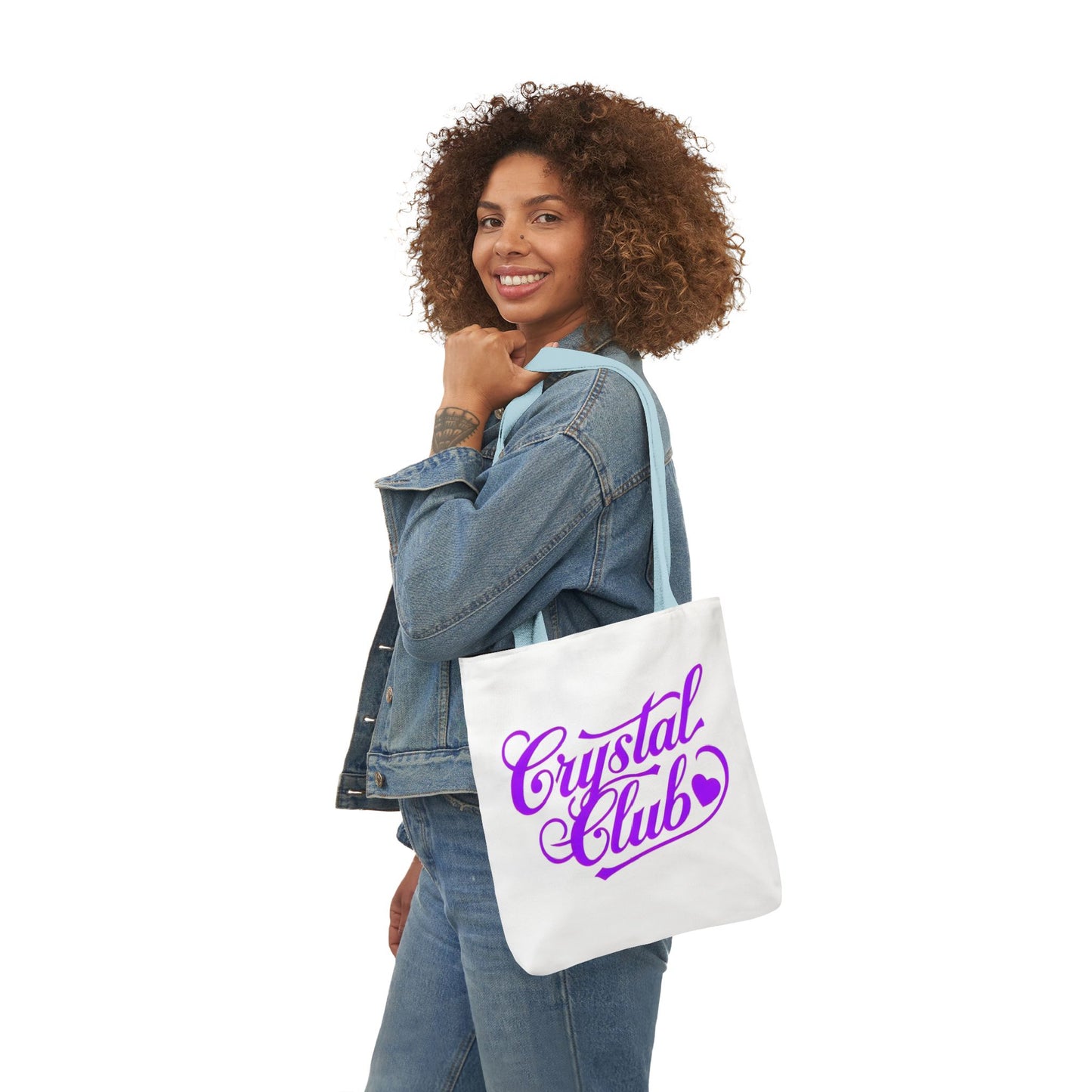 Purple Crystal Club Tote Bag