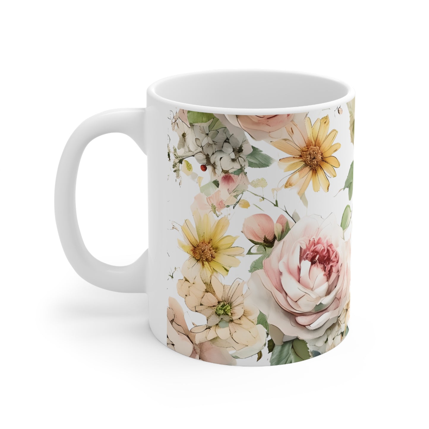 Frankie's Floral Ceramic Mug, Coffee Cup