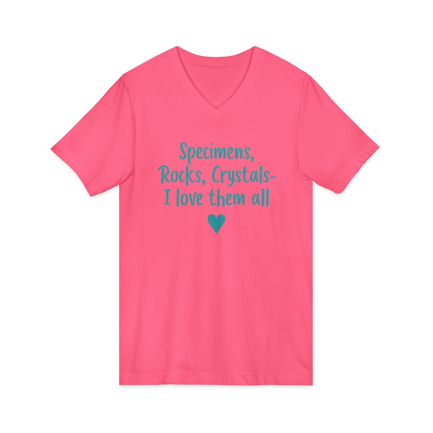 Coralie's Crystal Lover V-Neck Adult Shirt