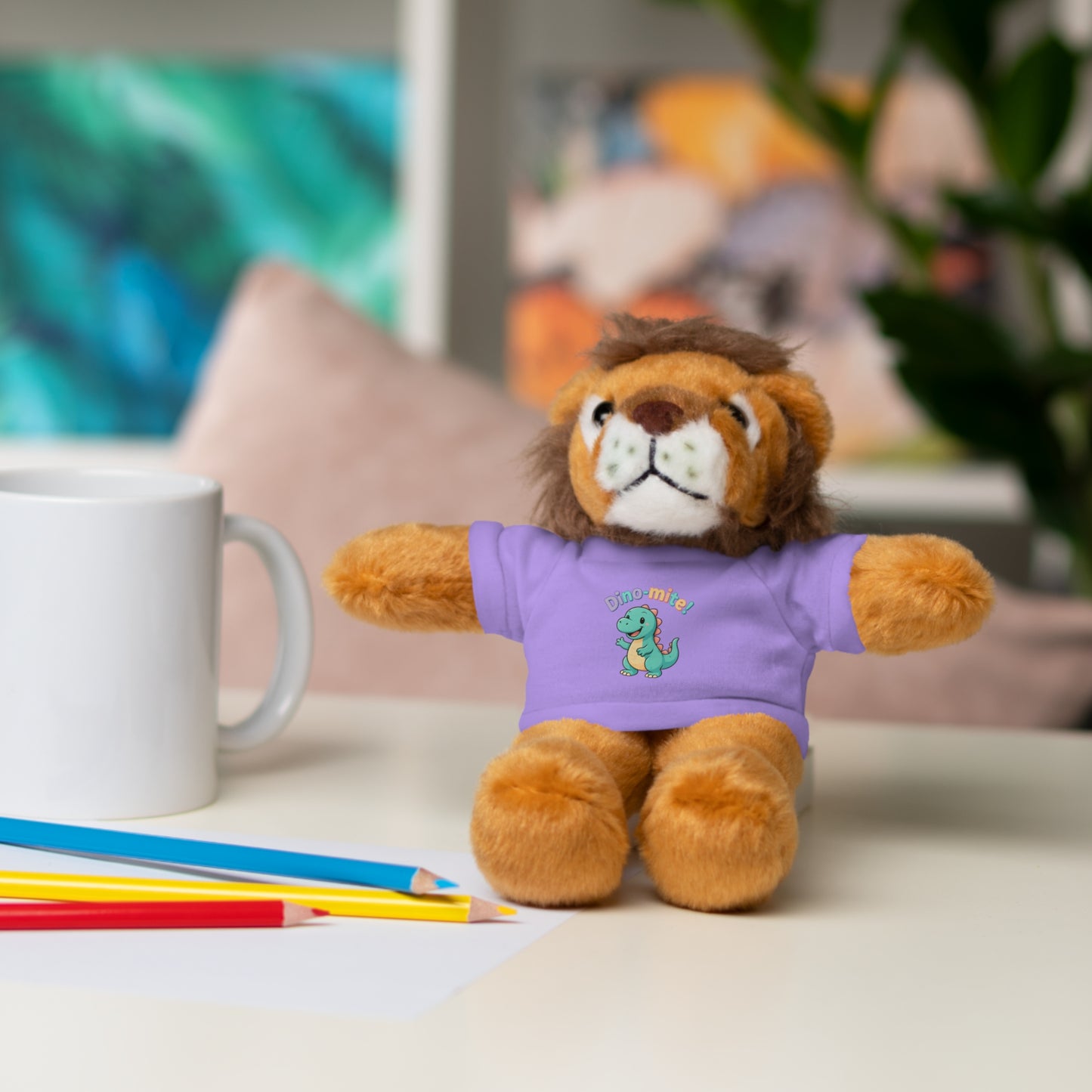 Dino-Mite on Tee Plush Animal
