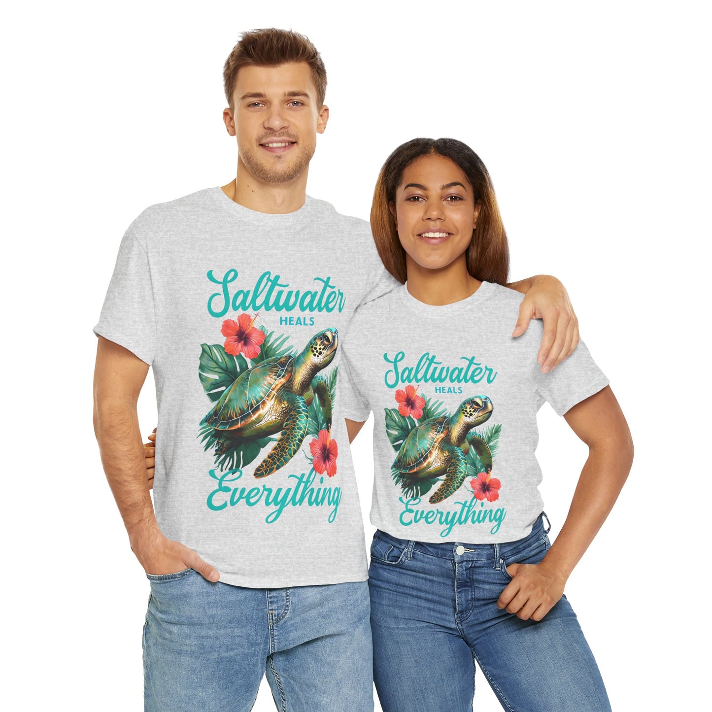 Sally's Saltwater Heals Everything Adult Shirt