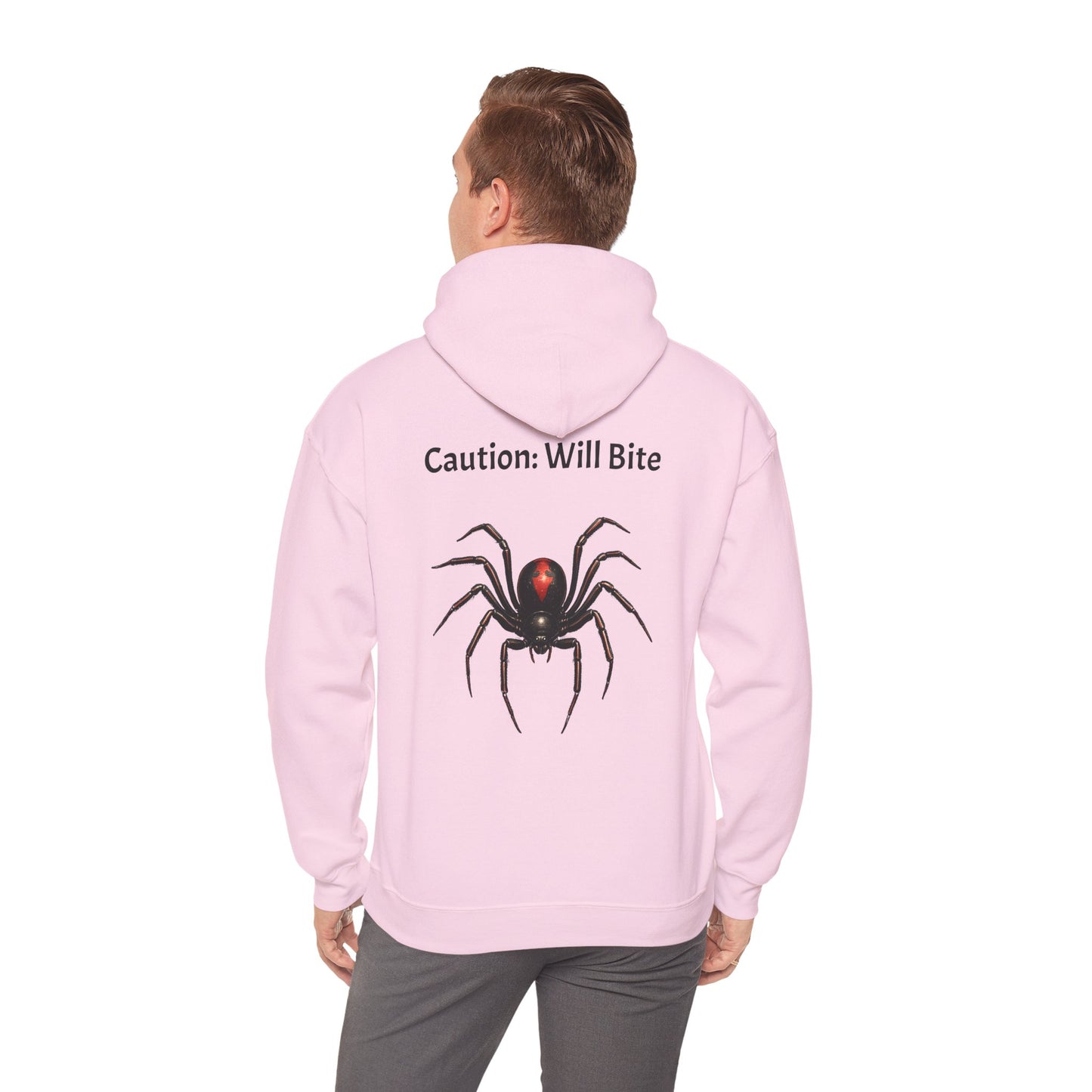 Casper's Caution: Will Bite Adult Sweatshirt - Hooded