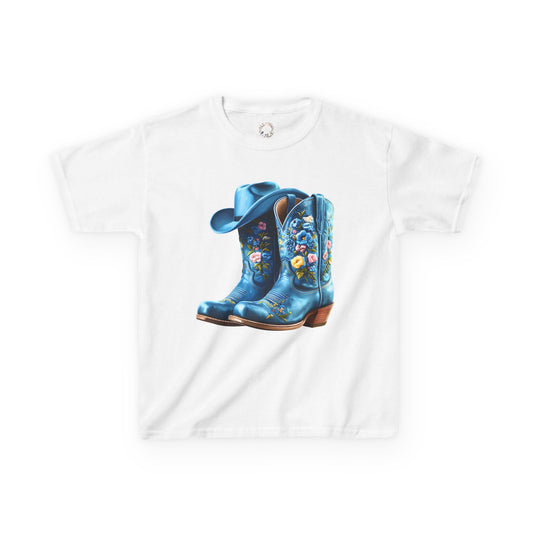 Kia's Cowboy Boots Youth Top