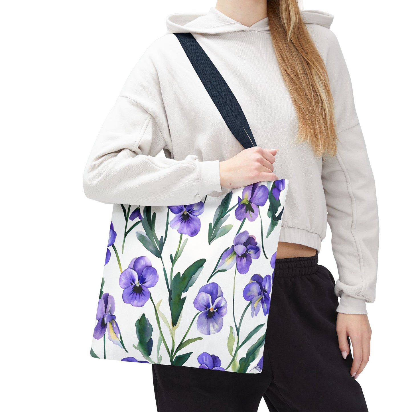 Perry's Pansy Floral Tote Bag