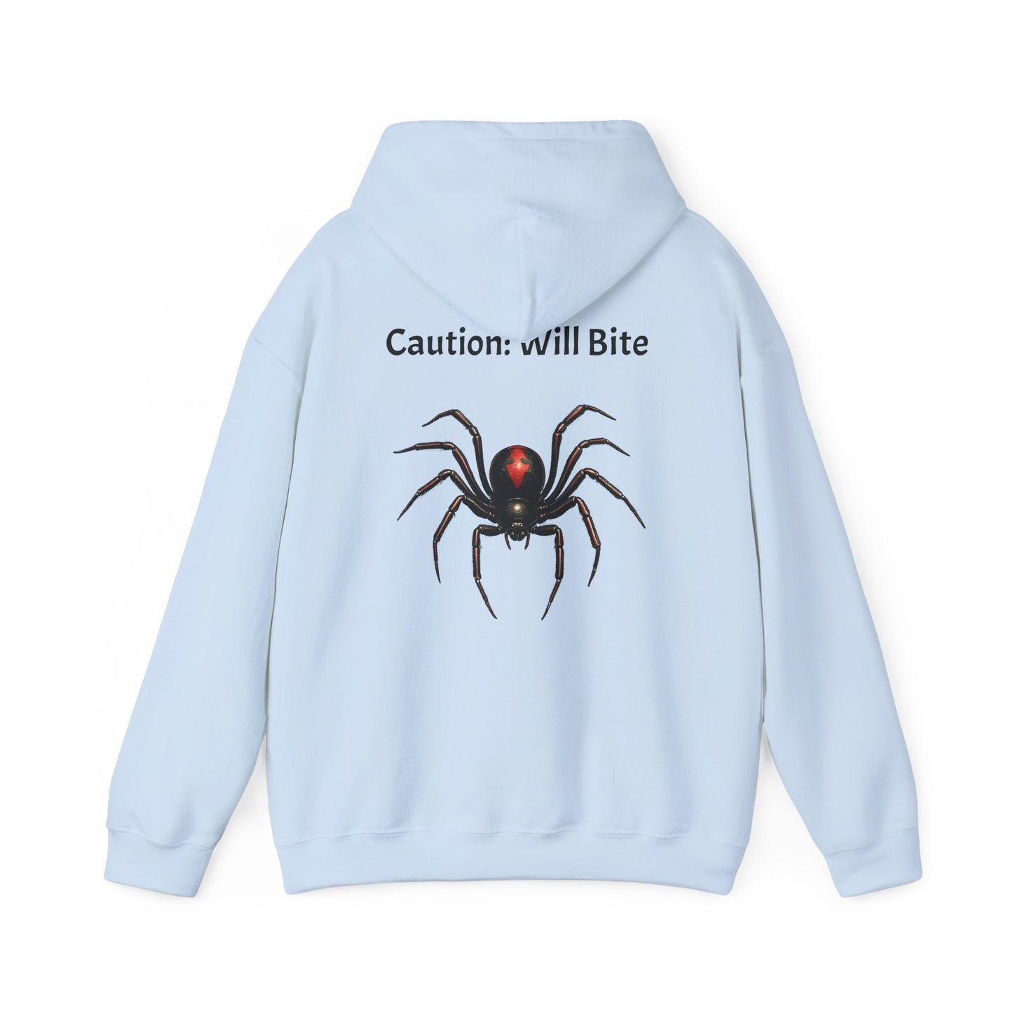 Casper's Caution: Will Bite Adult Sweatshirt - Hooded