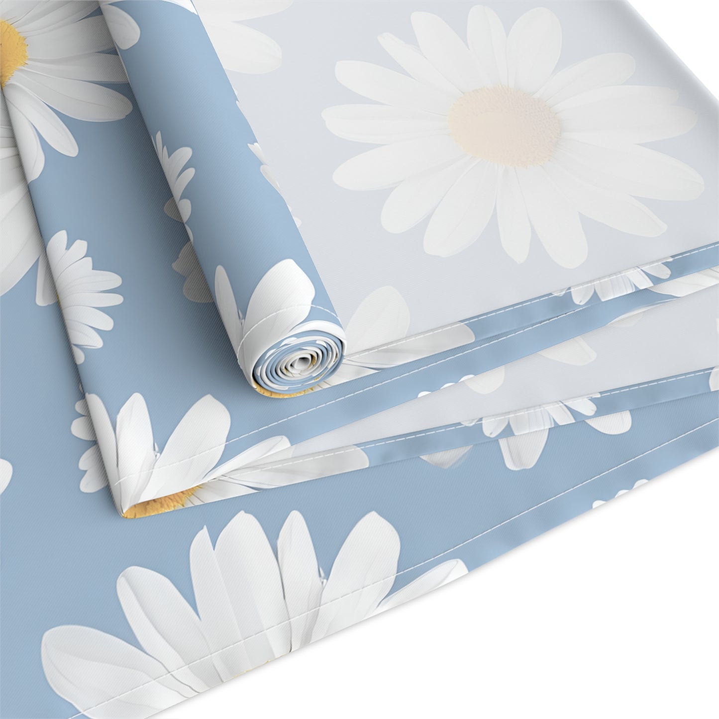 Dawn's Daisy Print Table Runner