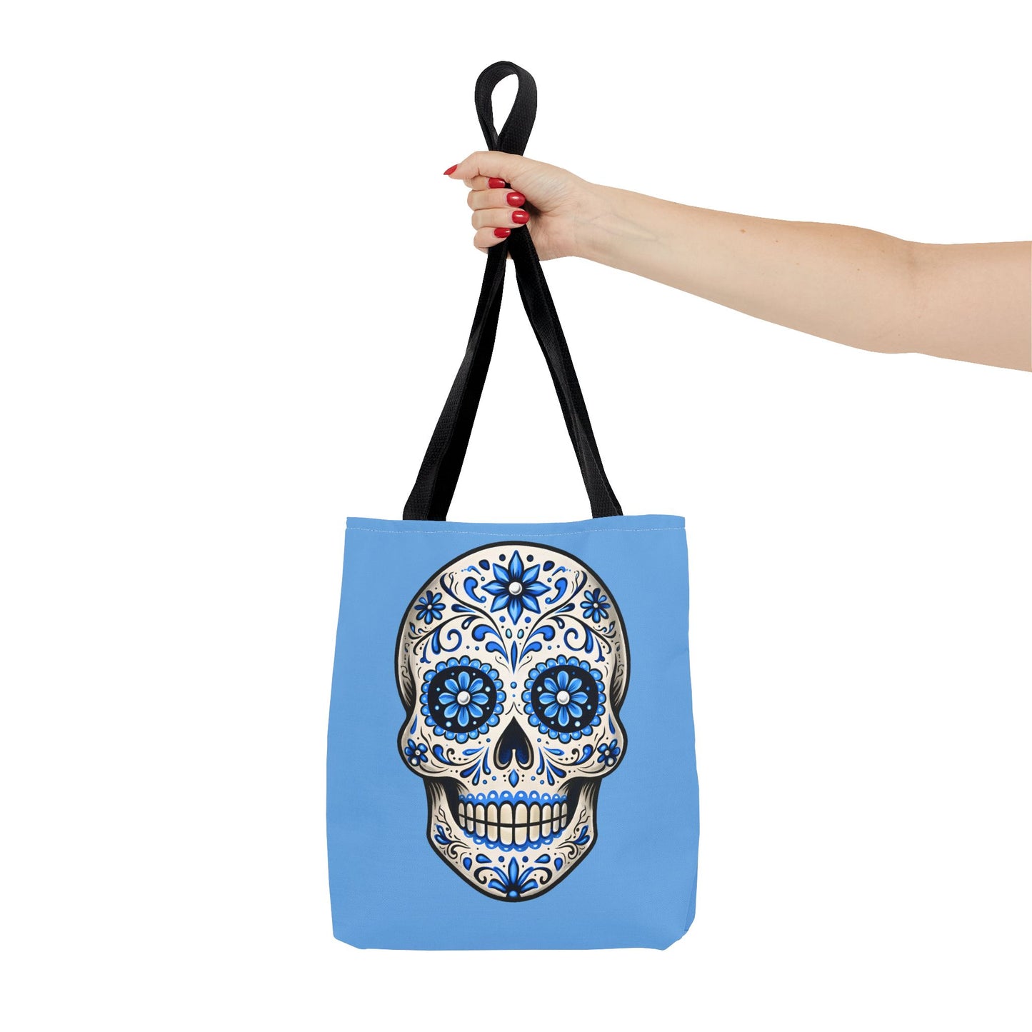 Brenda's Blue Sugar Skull Tote Bag